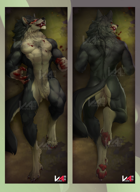 Werewolf Dakimakura Cover